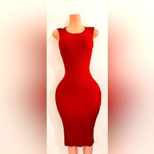 Mock Neck Midi Short Sleeve Sweater Dress